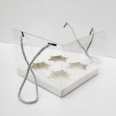 4入瑪芬盒, 6個, 透明