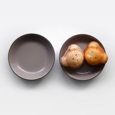 NICOTT Soil 小盤子 2件組, 盤子 2入, 摩卡棕, 摩卡棕, 1套