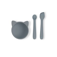 babylien 矽膠餐具碗組, Modern Gray, 1組