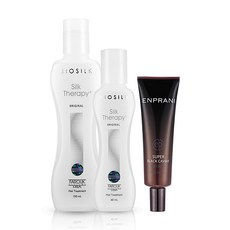 BIOSILK Silk Therapy 絲洛比 原發精華150ml+60ml+黑魚子醬眼霜30ml套組, 1組