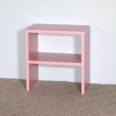 양지가구 양발이 선반, 진달래, 2단