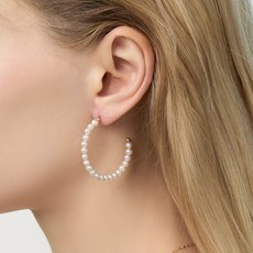 새미쥬얼리 여성용 14K 페스티펄 A All 진주 링 귀걸이 대사이즈 + 쇼핑백