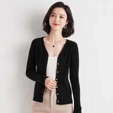 안다로미 여성용 브이메릴 가디건