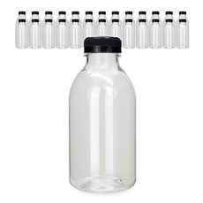 mir 透明PET瓶 新款牛奶瓶蓋 500ml, 27個