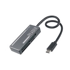 Coms 智慧型手機 Type-C 讀卡機 CF SD TF 記憶卡, 黑色, IF838, 1個