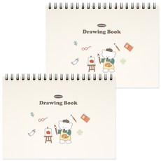 moong9 5000 Boba繪圖本 象牙白, B5, 2個