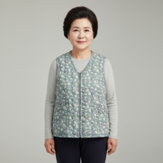 Marketpia 女性花朵奶奶花紋背心