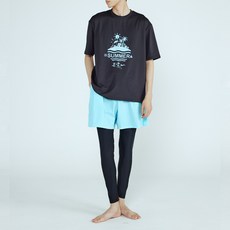 soleil 男款 Jace 短褲一體式九分水上緊身褲