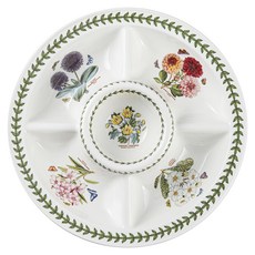PORTmeIRION 波特玫琳恩 Botanic Garden Chip&Deep分享盤, 1個, 多色