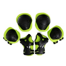LARGO 孩童腳踏車護膝護碗組, 綠色