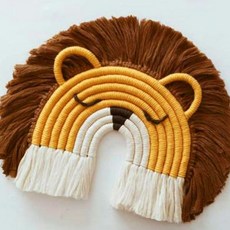 투에스벅 깜찍한 라이온 마크라메, 머스터드