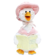 cuddle barn 會讀書的鵝媽媽旋律玩具, 羅尼, 1個