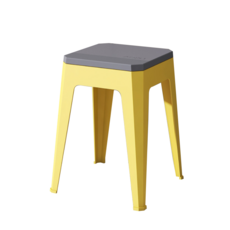 네씨 북유럽 스툴의자, 옐로우