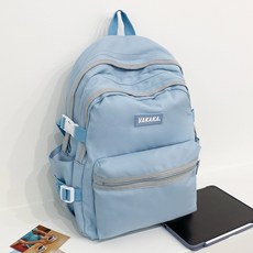 FROM HEAVEN 素色後背包 H830, 淡藍色