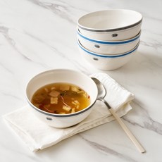 모던하우스 심플라인 대접 D13.5 2종 x 2p 세트, 1세트, 블루, 그레이