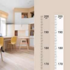 I AM DAYS 北歐設計身高尺壁貼, 透明