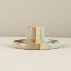 레트로 세라믹 캔들 홀더 타입8, 혼합색상