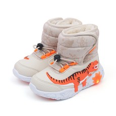 DINOSOLES 兒童霸王龍圖案靴子