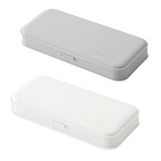 OON Pastel Soft Case 鉛筆盒, 白色, 灰色, 1套