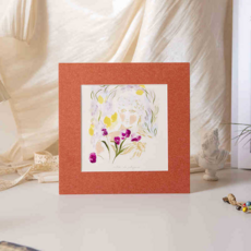 Silver Zero 泡棉板相框, 磚紅色, 10個