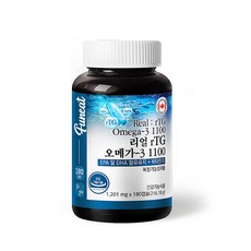 Funeat rTG Omega3 1100 魚油膠囊, 180顆, 1罐