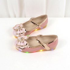 BEBEMARU 女童美分兩色 LED 鞋 0115