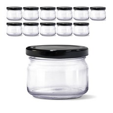 Mir Korea 玻璃瓶 350 矮款 黑色, 12個, 270ml