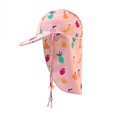 IAMBEBE 兒童清爽水果四季護頸泳帽