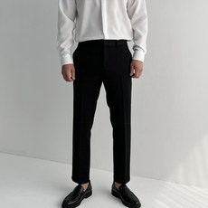 머시따 남성용 스마트 사이드 밴딩 일자핏 스탠다드 슬랙스