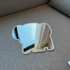 Madeu 黏貼式一般造型壓克力鏡, 大象媽媽