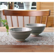 雙人經典碗組, 螺旋紋, 飯碗 2入+大碗 2入