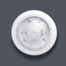 글로벌엘이디 방습 원형 LED 직부등 15W 주광색, 화이트, 1개