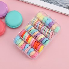 아기코끼리 톡톡 컬러 머리끈 세트