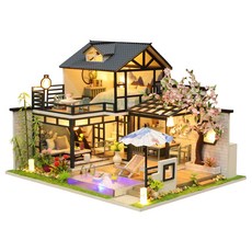 MAME DIY迷你屋套組, 1套, DF-041 特別泳池別墅