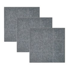 北歐毛氈留言板 深灰色 3入