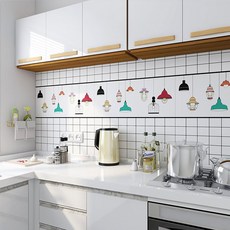 Sunbit 防汙DIY室內裝潢廚房防水壁貼 現代輕快, 1個