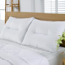 AIJA 好眠 雙層超細纖維護頸枕芯, 2個, 白色