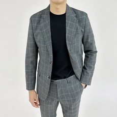 Adore Classic 男士 Vokey 格紋 高級 大尺碼 休閒外套