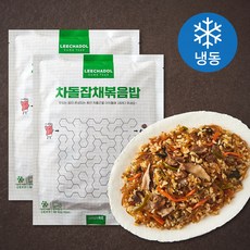 이차돌 차돌 잡채 볶음밥 (냉동), 230g, 2개