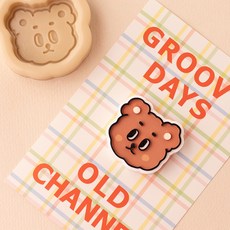 Angle Thing Mongle Mongle Bear 1 球矽膠模具 2p, 單色