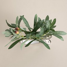 綠色窗簾夾 30cm, 1個, 橄欖