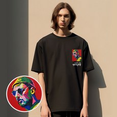 원헌드레드퍼센트 GASUJENG 퍼펙트어쎄신 NO 5 세미오버 통기성 반팔티