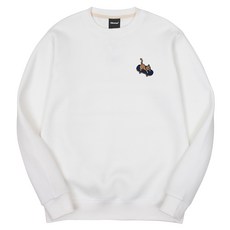 옥스타 남녀공용 보드냥 자수 특양면 맨투맨 3SSP002