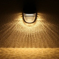 太陽能圓形室外燈, 黑色的