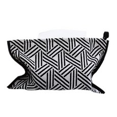 北歐風黑色系印花面紙套, 數字