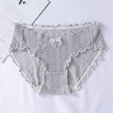 프릴 레이스 사랑스러운 리본 퐁 임산부 팬티