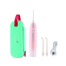 superpick 便攜式沖牙機 粉紅色 + 防水盒套組, RLI503