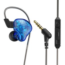 有線入耳式高級耳機, K2, 藍色