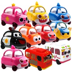 碰碰狐玩具車 10件組, 混色