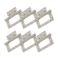 Illuzen 木門用折疊式鉸鏈五金配件 ANGE-4350CVN, 6個